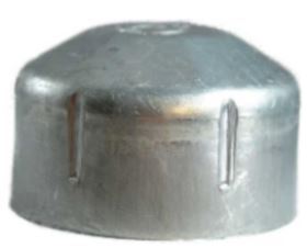 [CPSR539] Galvabond Steel Round End Cap for tube 26.9mm (20NB) 
