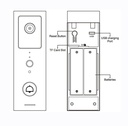 WIFI wireless Mobile APP VDO Door Bell