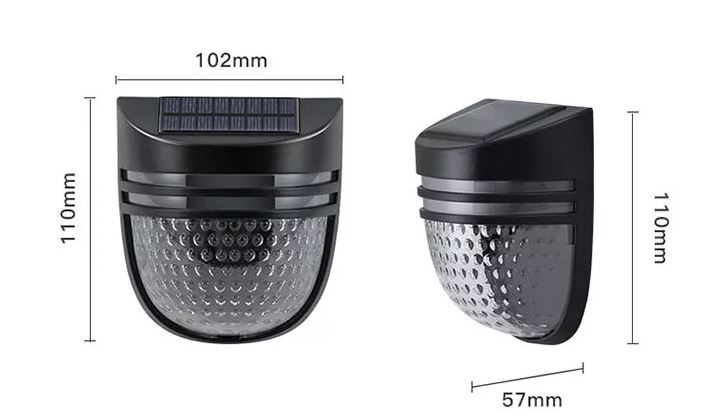 Waterproof IP65 High quality solar motion detector sensor security light 