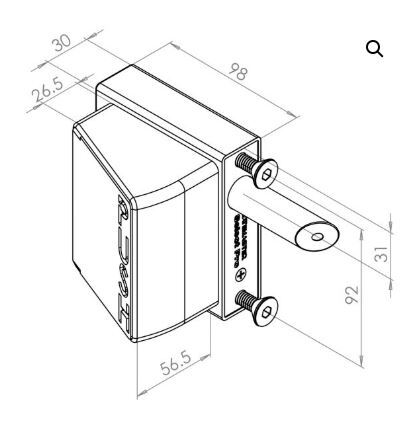 Bolt on Lock Keyed access to fit 40-60mm Frames LH