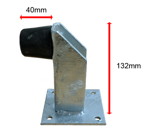 Gate Stopper Floor mount 132 mm