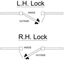 Gatemaster Bolt on Lock Keyed access to fit 40-60mm Frames RH