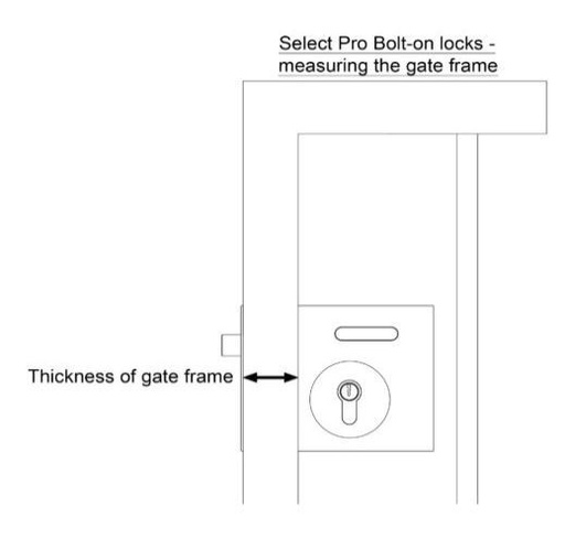 Swing Gate Screw to Screw hinge 16mm LH / pair - Zinc plated