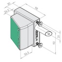 Gatemaster Push Exit Lock Digital Keypad to fit 10-30mm Frames RH