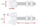 Heavy Duty Adjustable Super Hinge M30 for Gate up to 800kg / Pair