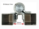 Heavy Duty Swing Gate Shackle Weld on Hinges 16mm  - pair