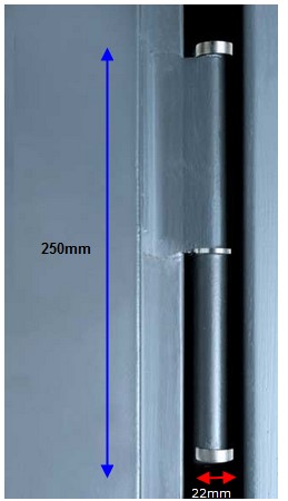 Heavy Duty Weld On Steel Self Closing Hinge for gate up to 120 kg - sold as Single hinge only