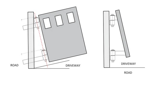 Heavy Duty Weld On Strap Hinges 152mm BadAss  / Each