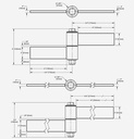 Heavy Duty Weld On Strap Hinges 152mm BadAss  / Each