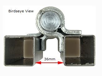 Heavy Duty Weld on Swing Gate Shackle Hinge-Pin 27mm - pair up to 1200kg gate