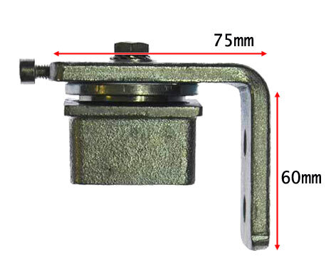 Knock in Bearing Hinge 40x40mm for steel tube