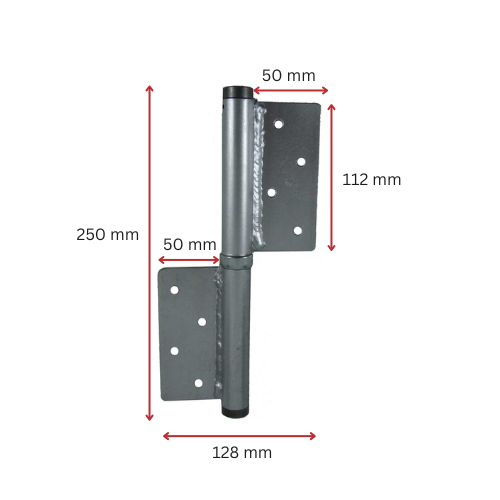 Left Handed - Heavy Duty Screw on Self Closing Hinge / Pair