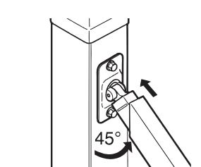 Adjustable Nylon Fence Bracket to Fit tube size 25x25mm