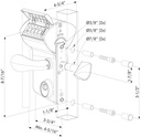 Sliding Gate Digital Code Lock Leonardo