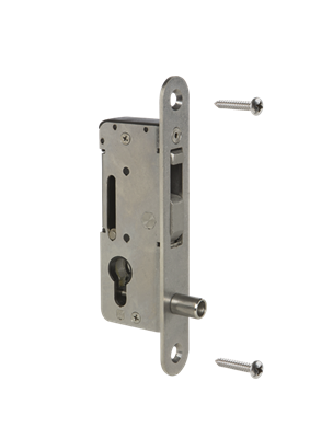 Sliding gate or Swing gate Handleless stainless steel insert lock with hook