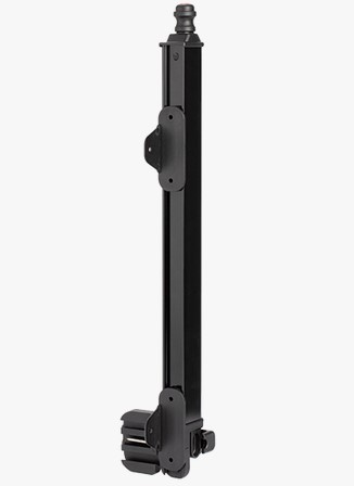 Round to Square Post &amp; Gate 150mm Badass Bolt on Hinges / Each