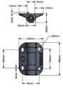 Self Closing Gate Hinge No Alignment Legs for gate up to 45kg - Pair