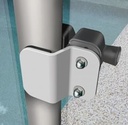 Side Pull Latch - Magnetic - 50mm Round Post to Glass- Non Lockable