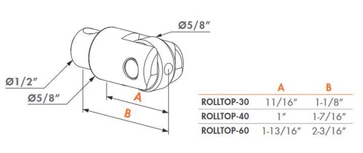 Tru Close Self Closing Gate hinge - no leg for Timber Swing gates / Pair