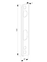 Locinox Adaptor Plate for LA, LM and LS locks