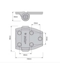 Tru Close Self Closing Gate Hinge - no leg for Swing Gates both Metal/Wood Gates up to 30kg