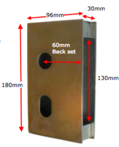 Weld on Lock Box to suit lockwood Lock 3572 series