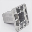 Aluminium post base insert for post 50x50mm base 100x100mm