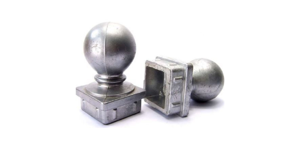 Aluminum Post Ball Cap 100x100mm