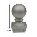 Aluminum Post Ball Cap 65x65mm