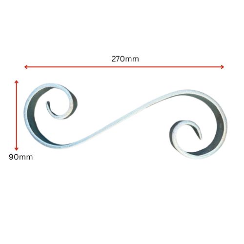 DS - Scroll 270x90x20x6mm