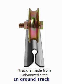 Galvanised steel in ground Track 5.8 Meters (pick up only)