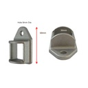 Aluminium Fence Bracket for tube size 30x30mm Single lug