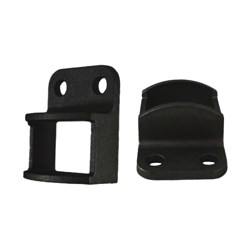 Aluminium Fencing Bracket 38x25mm Single Lug-Black 