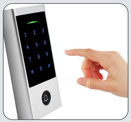 Digital Outdoor Touch Keypad & Reader Waterproof and weather resistant Anti-Vandal PIN 12/24 V