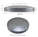 Galvabond Steel Round Cap 220mm (200NB) 