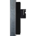 Steel Sliding Gate block holder  size 250x80mm - powder coated Black