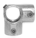 Kwikclamp 116 D48 series 3 way middle rail thru, fit 40NB pipe (48mm)