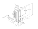 Gatemaster Super Digital Lock Single Sided Keypad to fit 40-60mm gate frame LH with Lever handle