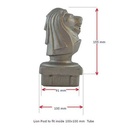 Aluminium Lion Head Post Cap for  100x100 mm tube