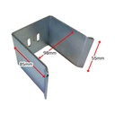 Steel Sliding Gate Holder for gates size 90mm small- in Black