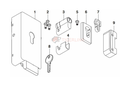 VIRO Electric Lock 12V Horizontal Automatic Electric Gate Lock