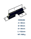 Heavy Duty Swing Gate Barrel Weld on Hinges  - Pair