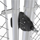 D&D LokkLatch General Purpose Gate Lock for Round Post and Gate - LLABRND