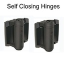 D&D Swing Gate Self Closing Gate Hinge Tru Close 2 Legs for Gates up to 30kg (Pair)