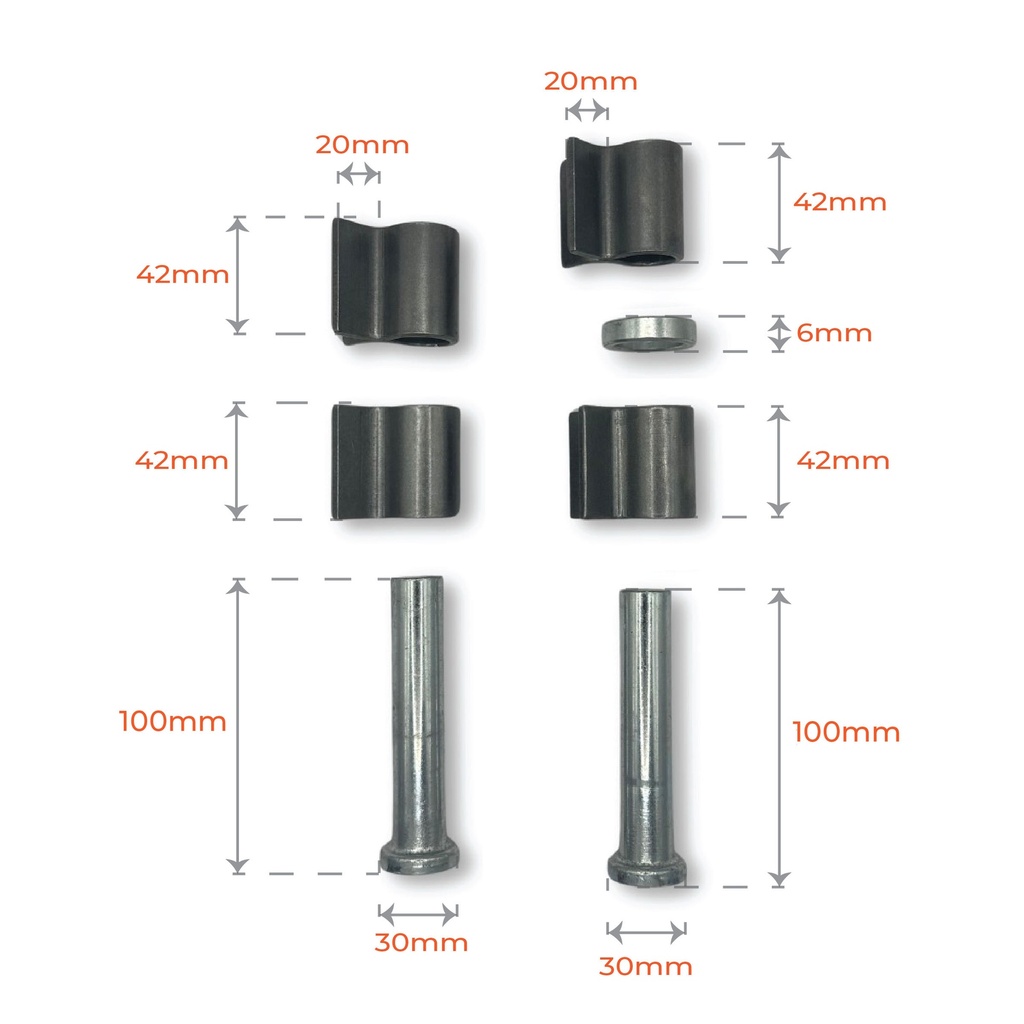 Swing Gate hinges Shackle Hinges 20mm pin -pair