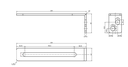 Steel Angle Bracket 220x60mm x 5mm Thickness - Zinc Plated