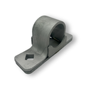 Swing Gate Hot Dip Galvanized Pipe Hinge Strap (Loose Fit, 32NB, Diamond Hole) - Strap Part Only