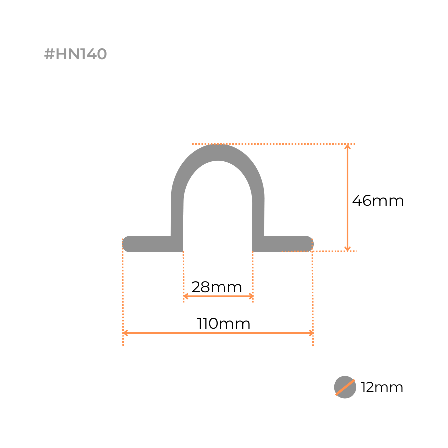 Swing Gate Hot Dip Galvanized Pipe Hinge Strap (Loose Fit, 20NB) - Strap Part Only