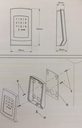 Digital Wireless Keypad Beninca Motors Entry or Exit - Access Control