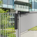 Locinox VENUS Motorised Gate Closer with Sliding Arm for Pesdestrian Swing Gates - Black